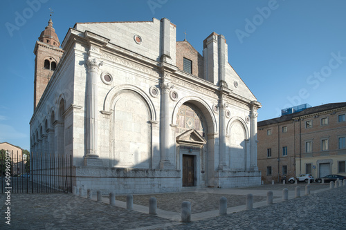 The Malatestiano Temple in Rimini Italy photo