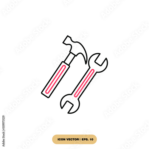 repair icons  symbol vector elements for infographic web