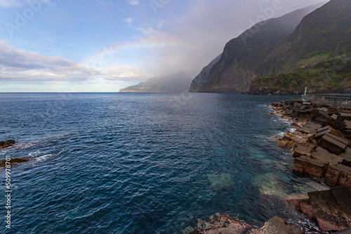 A Rainbow from Seixal in Madeira.