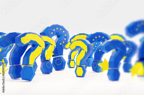 question marks colored as t...