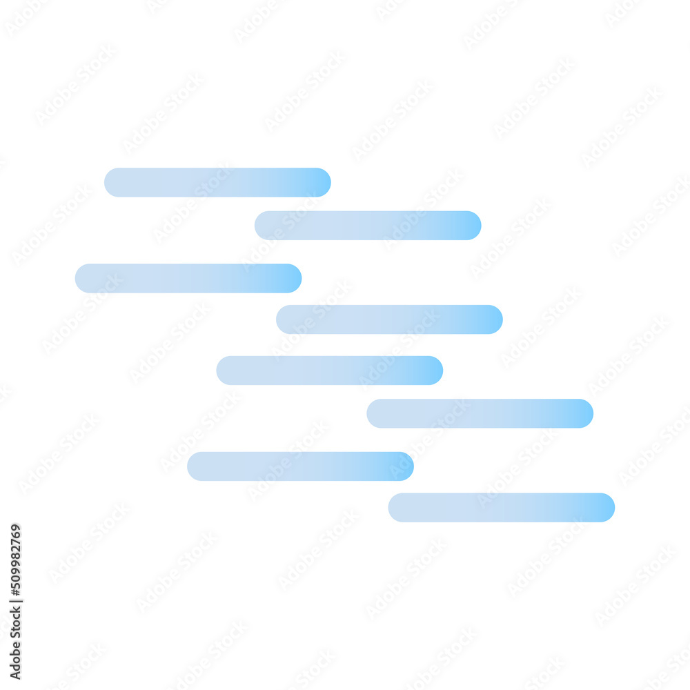 Vector illustration of a fog. Flat forecast icon of a fog. Vector illustration of a fog. Flat forecast icon of a fog.