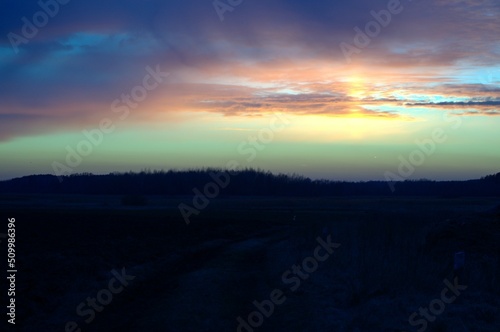 zachód słońca © Krzysztof