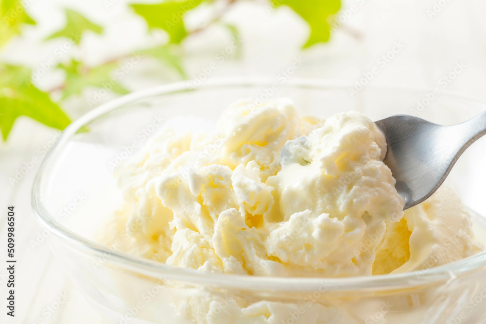濃厚で美味しいバニラアイスクリーム 濃厚で美味しいバニラアイスクリーム