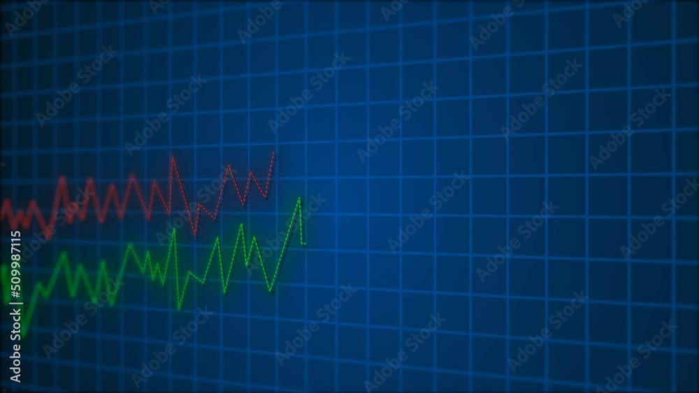 Stock Market graph lines Chart, 3D Animation of Red and green economic crisis concept. Looping animation 4k Stock Market graph lines Chart, 3D Animation of Red and green economic crisis concept. Looping animation 4k