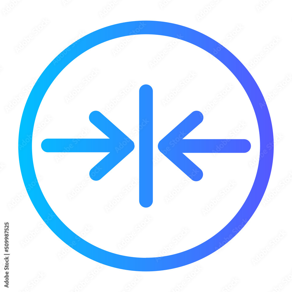 Obraz premium Flat Gradien gradient icon