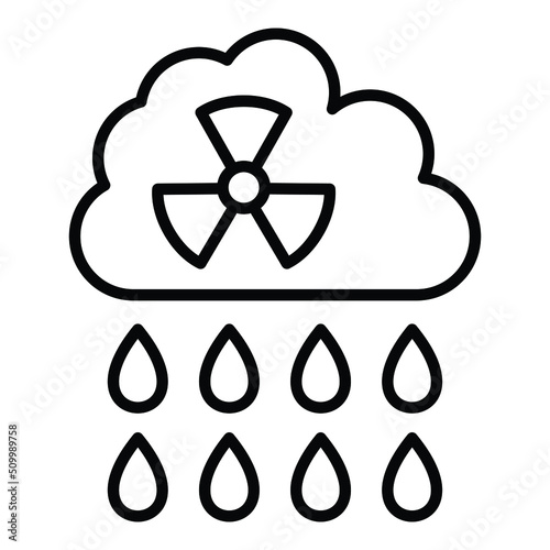 Acid Rain Icon Style