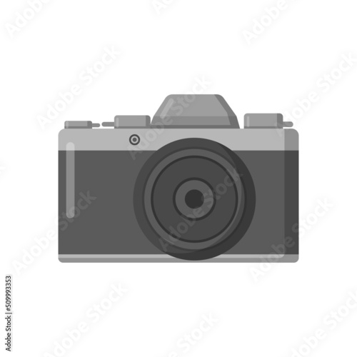 Vector illustration of camera. Suitable for content design, social media post, poster, banner, or video editing needs. Fujifilm camera