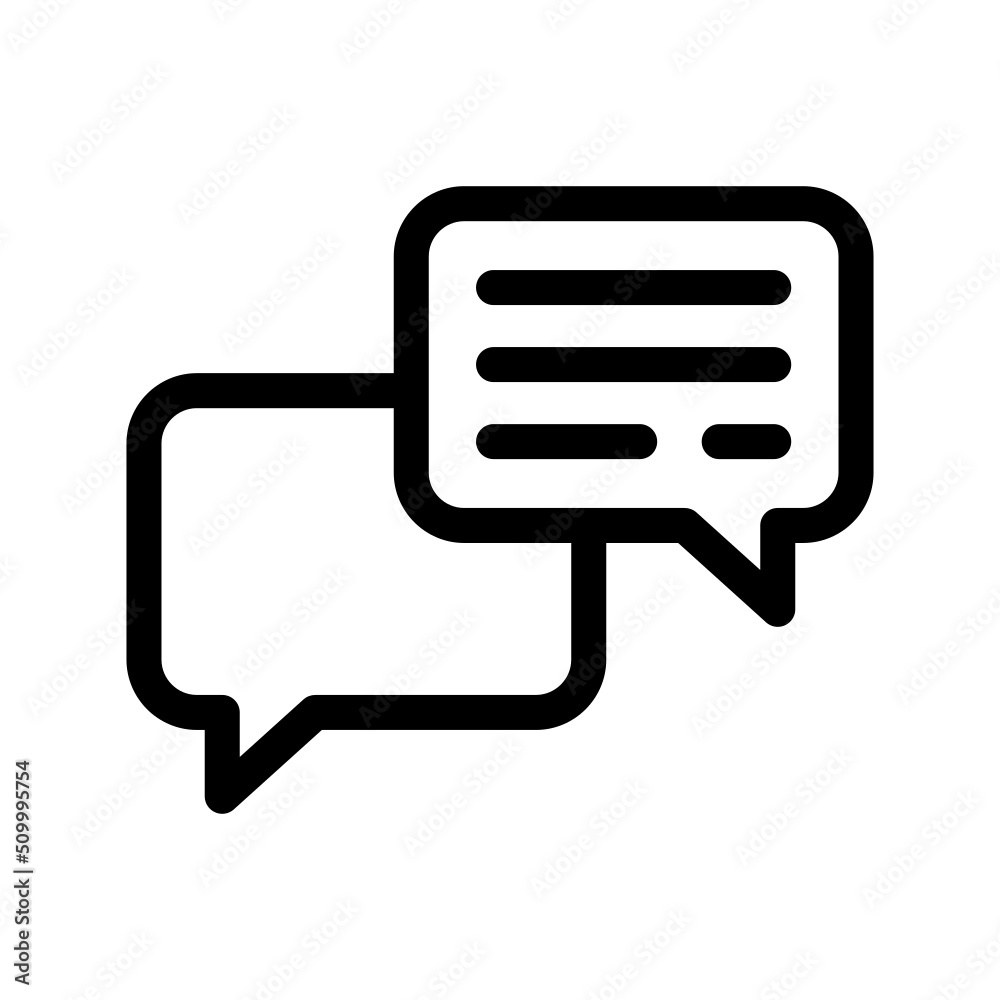 Chat Icon Vector Symbol Design Illustration Chat Icon Vector Symbol Design Illustration