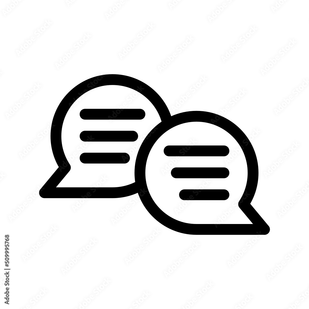Chat Icon Vector Symbol Design Illustration Chat Icon Vector Symbol Design Illustration