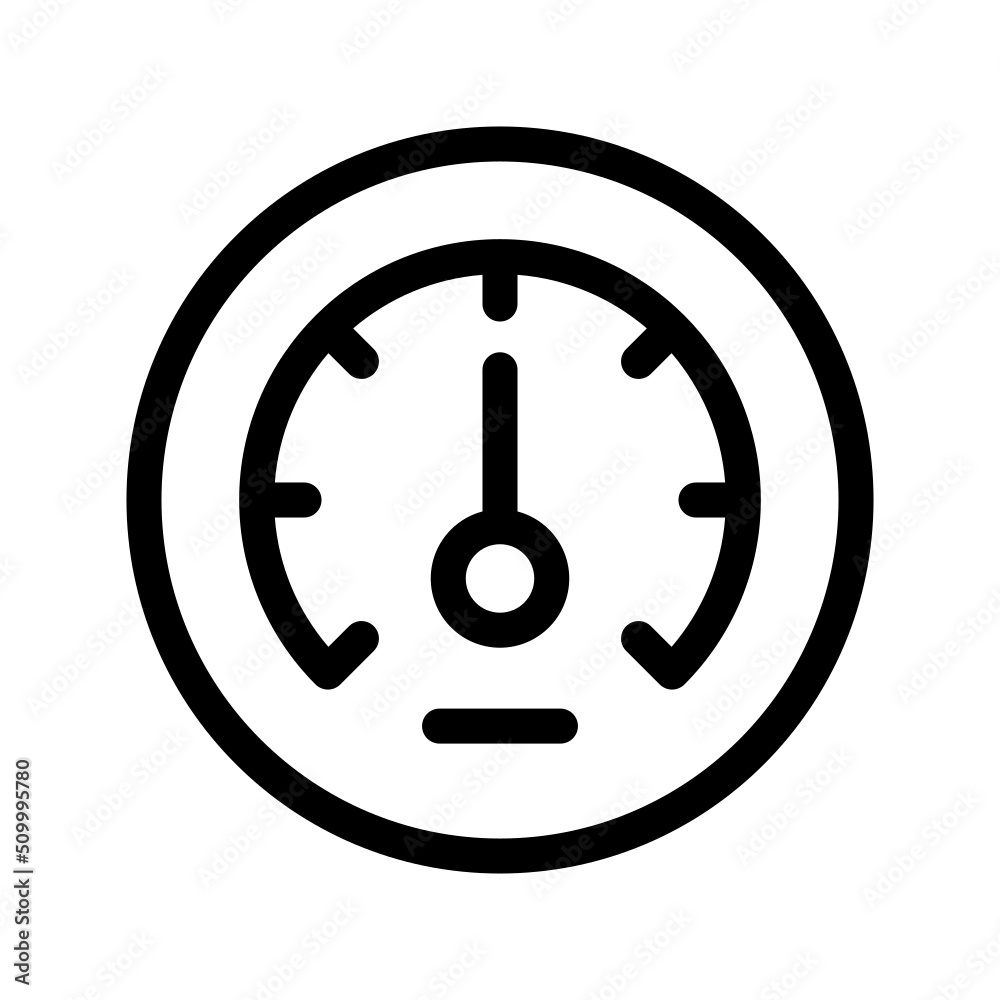 Speedometer Icon Vector Symbol Design Illustration Speedometer Icon Vector Symbol Design Illustration