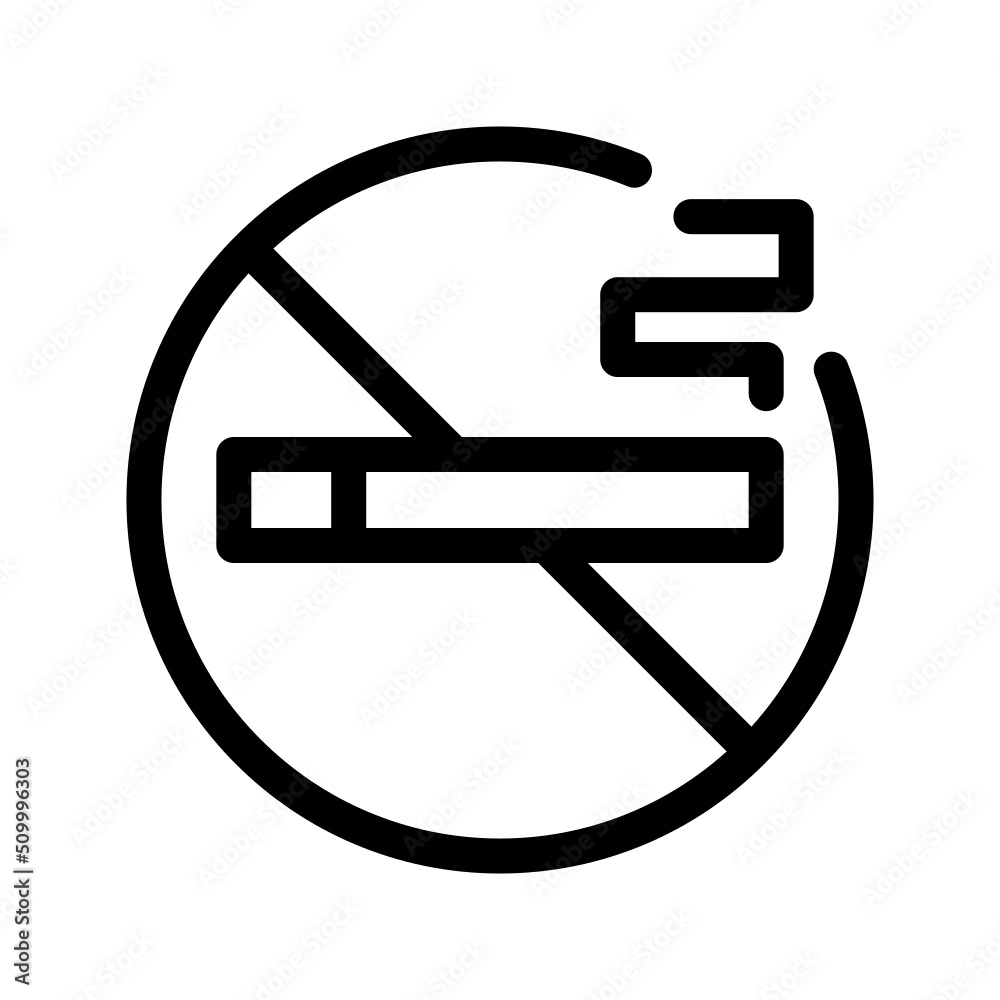 No Smoking Icon Vector Symbol Design Illustration No Smoking Icon Vector Symbol Design Illustration