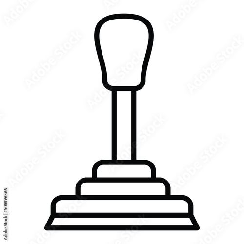 Car Shift Icon Style