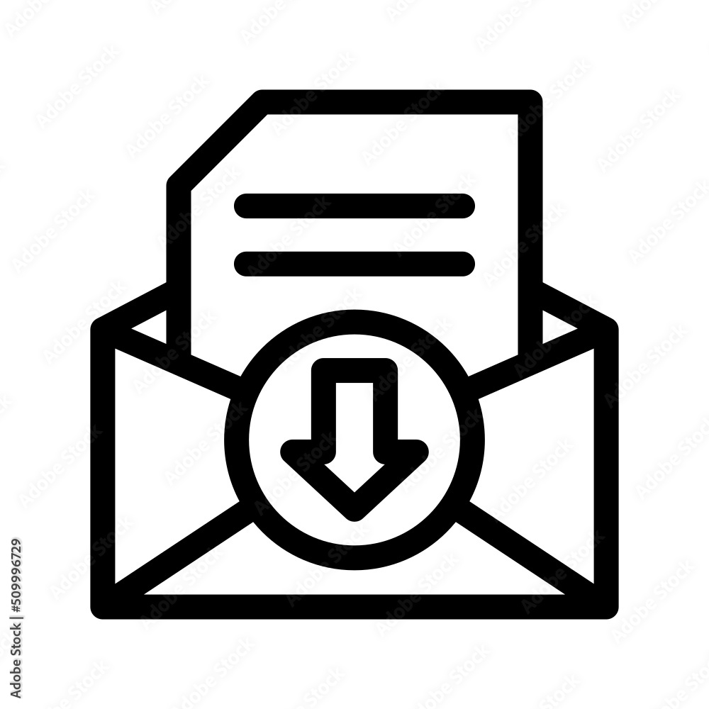Inbox Icon Vector Symbol Design Illustration Inbox Icon Vector Symbol Design Illustration