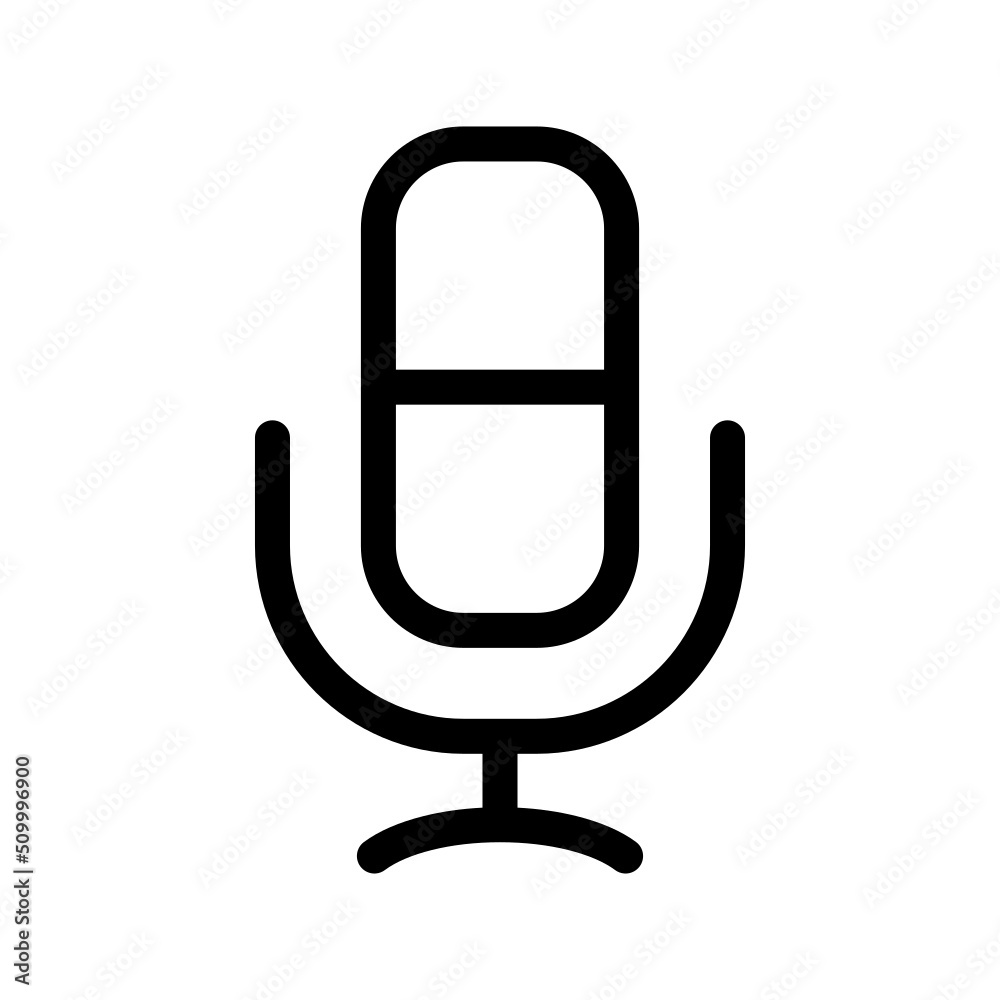 Microphone Icon Vector Symbol Design Illustration Microphone Icon Vector Symbol Design Illustration