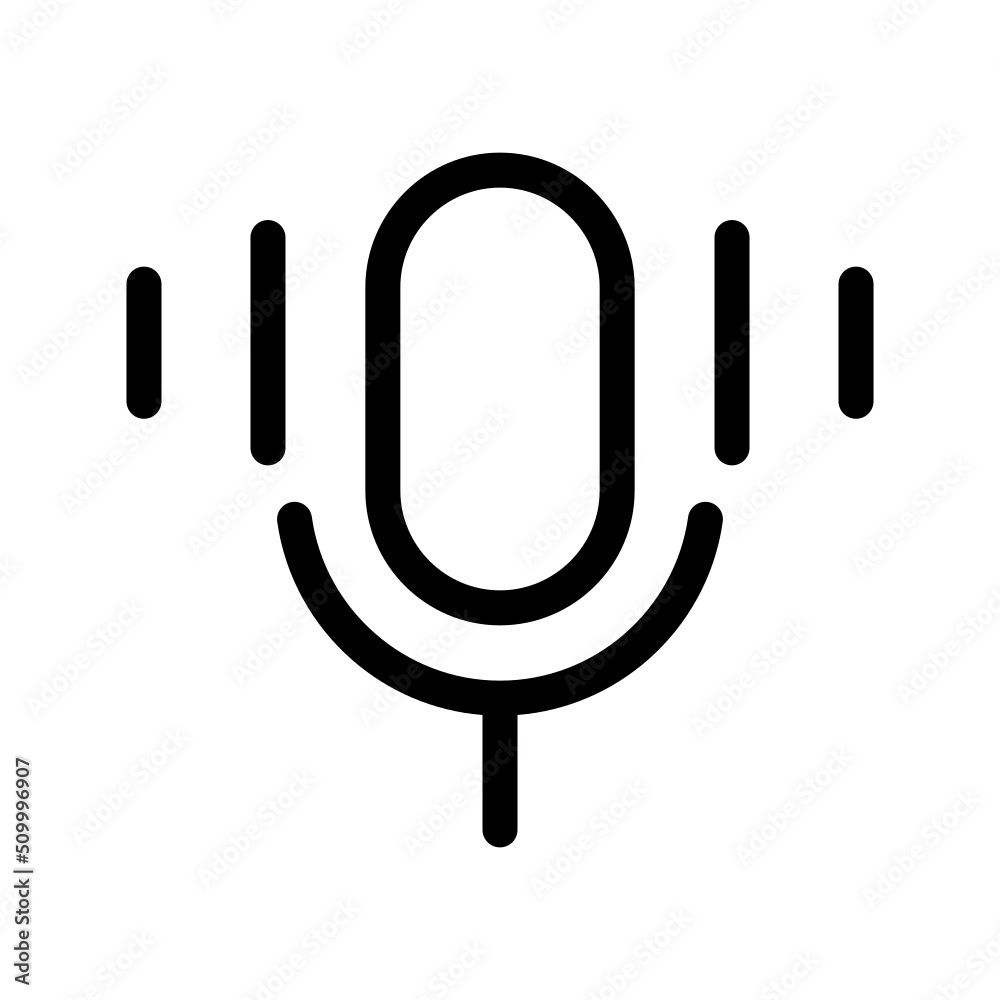 Microphone Icon Vector Symbol Design Illustration Microphone Icon Vector Symbol Design Illustration
