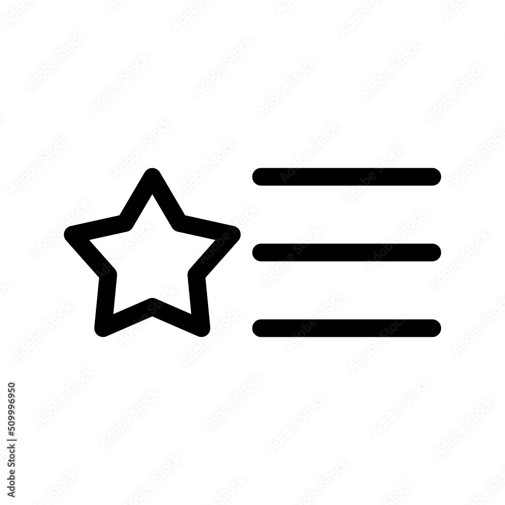 Obraz premium Rating Icon Vector Symbol Design Illustration
