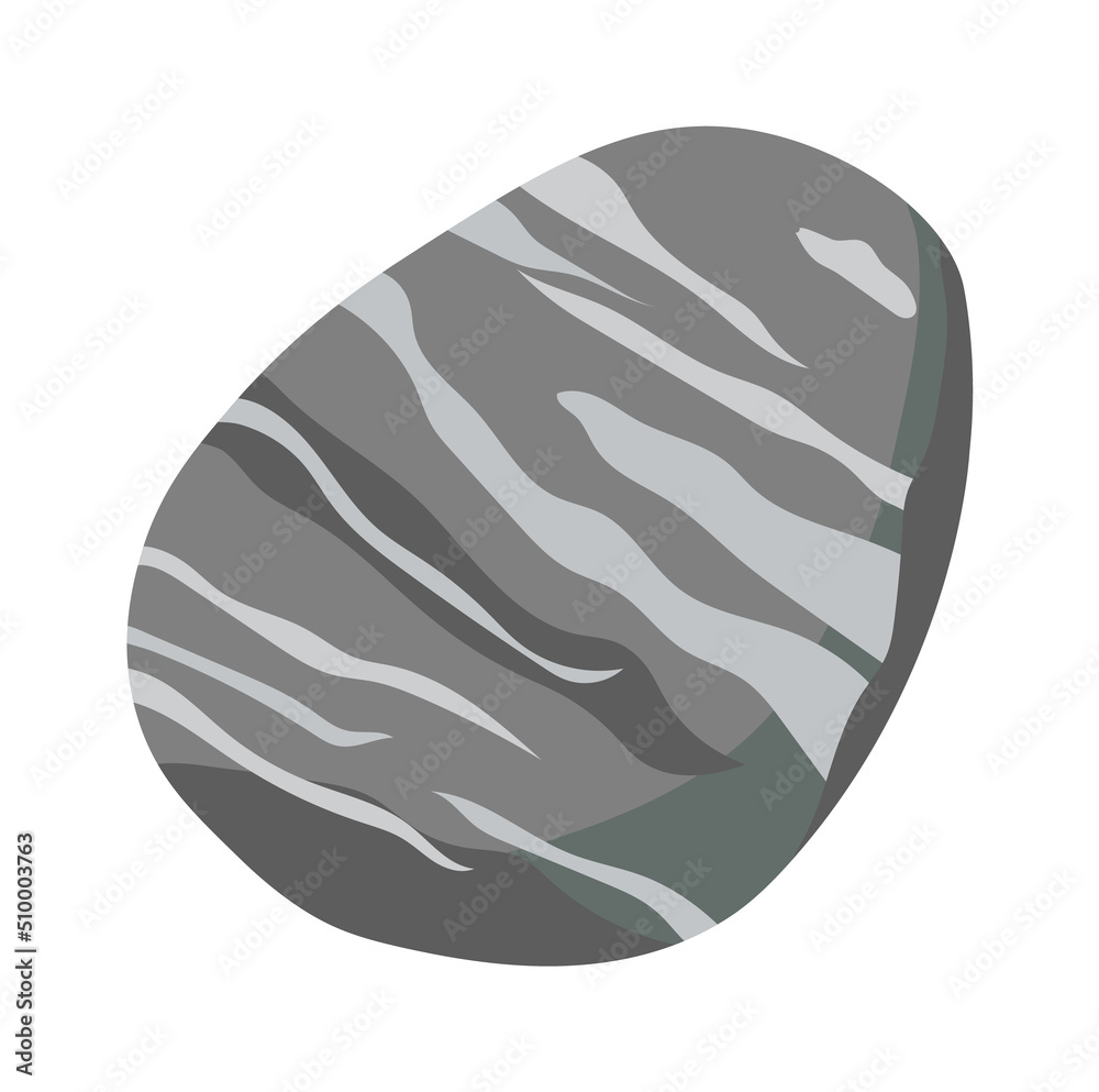 Sea pebble icon. Vector illustration Sea pebble icon. Vector illustration
