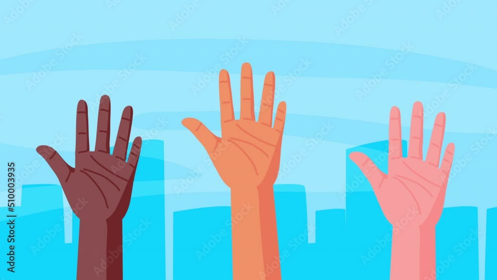 interracial hands human up animation interracial hands human up animation