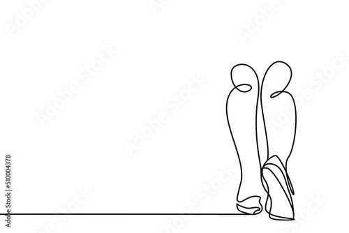 a person legs are walking in casual shoes
