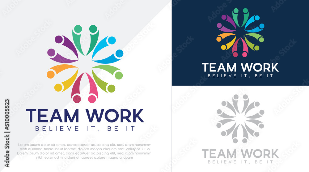Friendship, unity people care logo, Creative people logo, Teamwork, Connectivity Premium logo template
Friendship, unity people care logo, Creative people logo, Teamwork, Connectivity Premium logo template