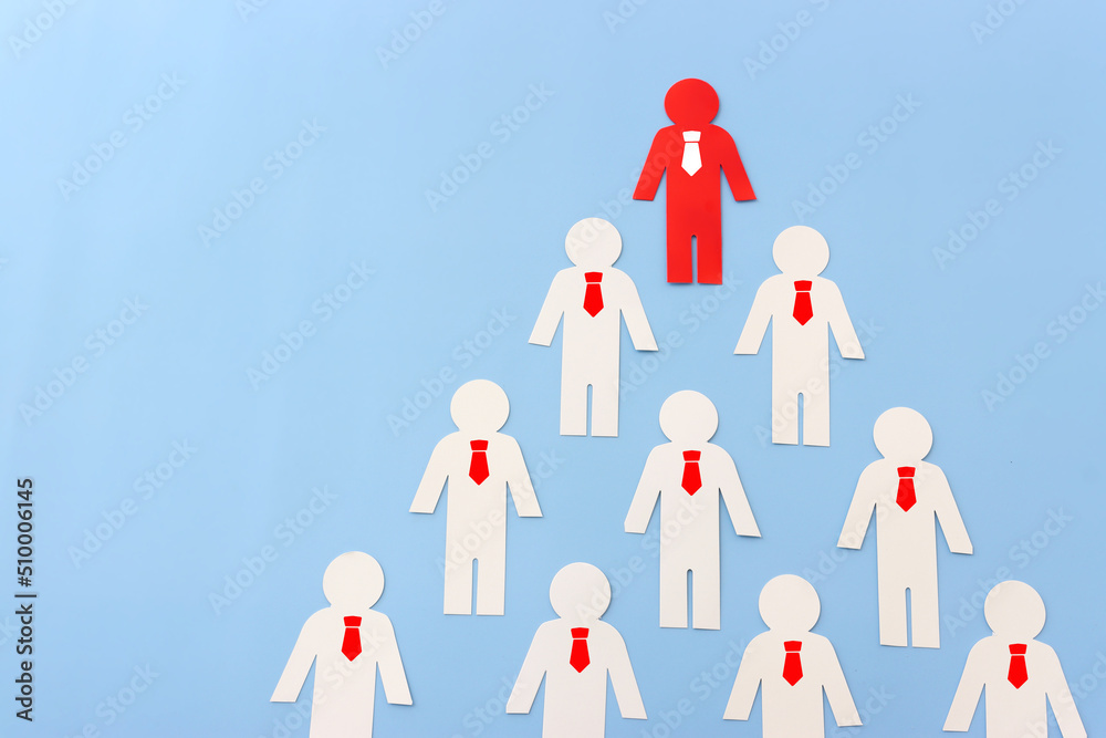 business concept image of people figures, human resources and management concept business concept image of people figures, human resources and management concept