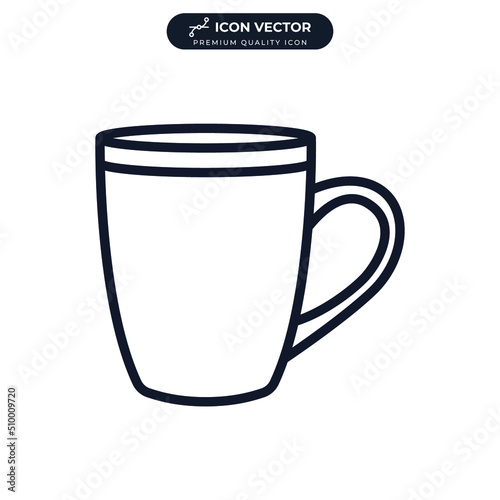 mug icon symbol template for graphic and web design collection logo vector illustration