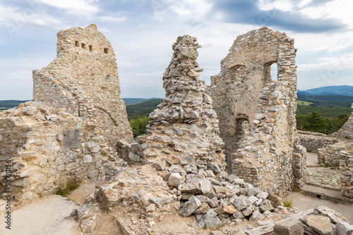 Ruins of Hrusov Castle, Zlate Moravce District, Nitra Region, Slovakia © Richard Semik