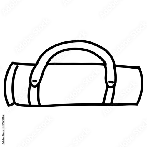 Sport Bag Line Art