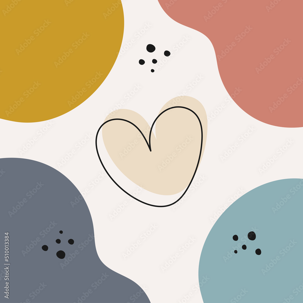 Trendy abstract background. Vector illustration in cartoon style. Trendy abstract background. Vector illustration in cartoon style.