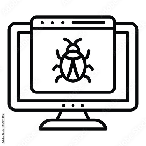 Computer Bug Icon Style