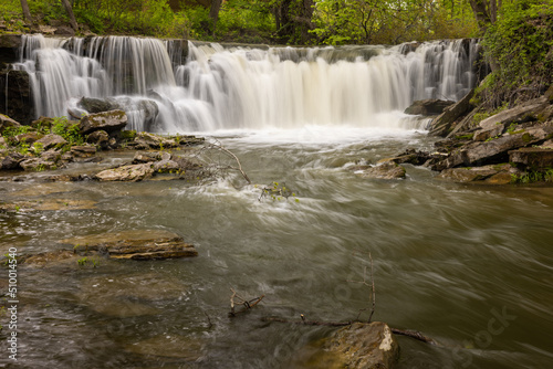 Minneopa Upper Falls During Spring