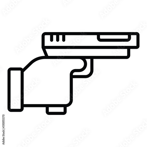 Police Shooting Icon Style