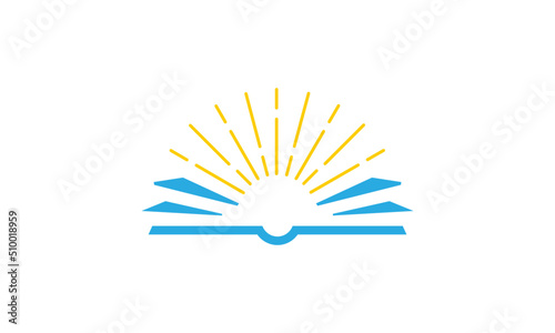 sun book, education logo
