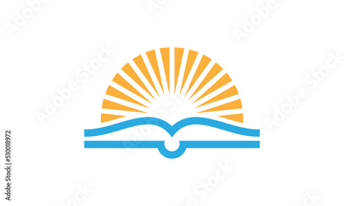 sun book, education logo