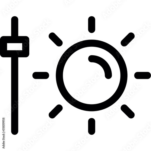 Camera Brightness Icon