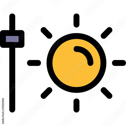 Camera Brightness Icon