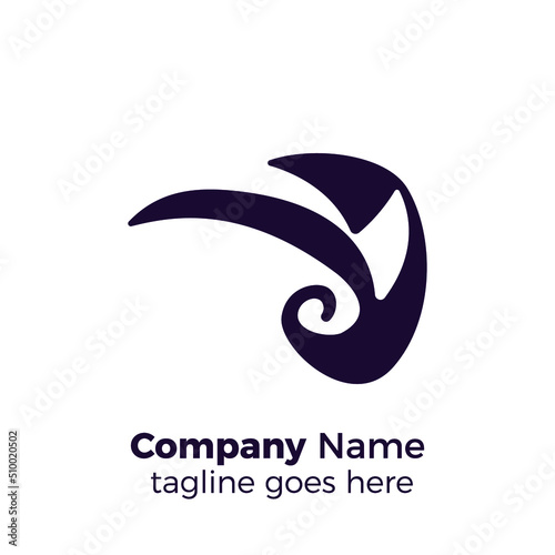 simple hawk vector premium logo design illustration photo