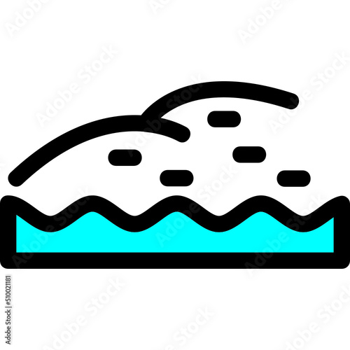 Shore Landscape Icon