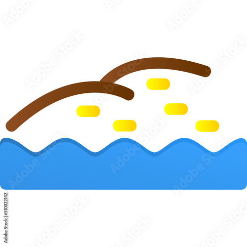 Shore Landscape Icon