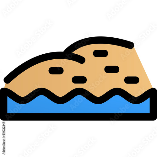 Shore Landscape Icon