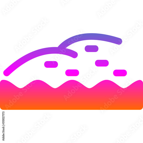 Shore Landscape Icon