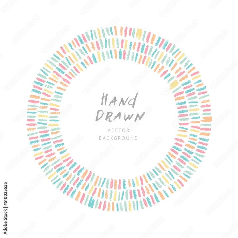 Abstract hand drawn frame Abstract hand drawn frame
