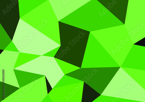 Green Polygonal Mosaic Background. geometric pattern, triangles background. Creative Business Design Templates. Vector illustration concept design.