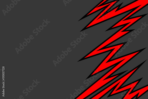 Abstract background with spikes and zigzag line pattern and with some copy space area