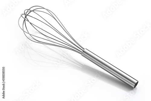 Foto Stainless steel egg beater or egg whisk ..