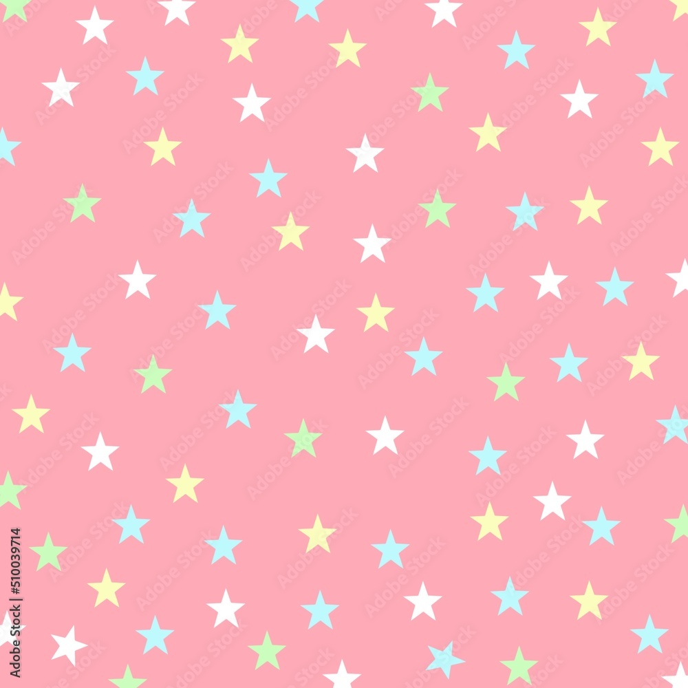 Colorful star seamless pattern Colorful star seamless pattern