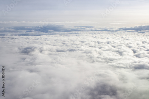 Aerial Clouds from a Plane
