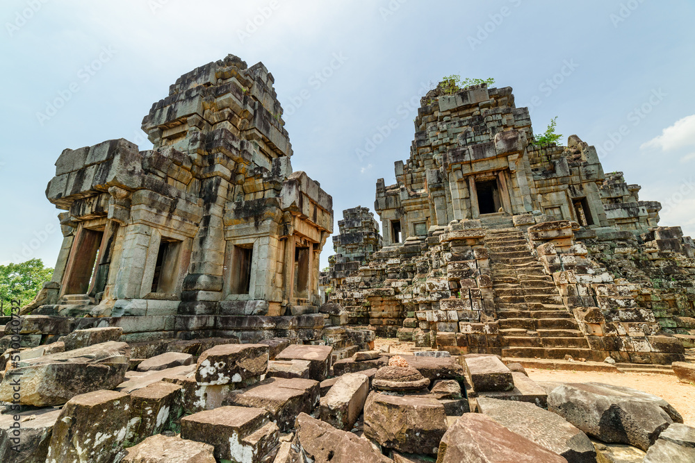 Mysterious Ta Keo temple in amazing Angkor, Siem Reap, Cambodia