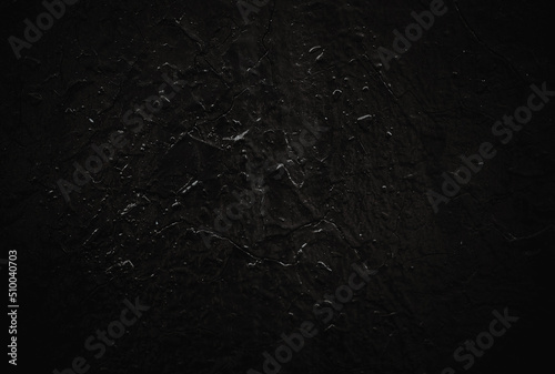 Rock surface with cracks. Black texture. Stone background. Dark marble. Rock texture. Rock pile. Paint spots wall. Grunge Rough structure. Abstract texture.