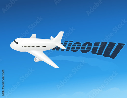 noise pollution from airliners in the sky